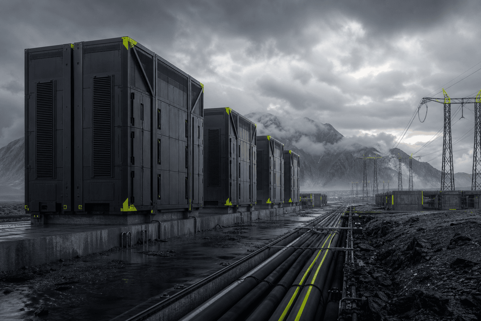Grok Verge illustration of modular infrastructure used to represent startup operating capacity